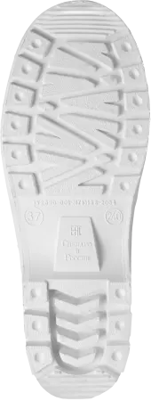 Сапоги ПВХ женские резиновые белые