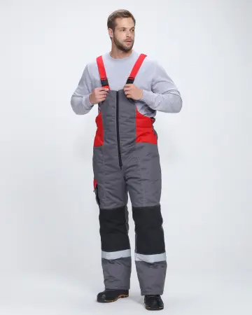 Костюм ЗИМНИК зимний с ПК (т.серый/черный/красный) Костюм ЗИМНИК зимний с ПК (т.серый/черный/красный)