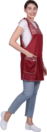 Фартук ХОЗЯЮШКА нейлоновый (бордовый)