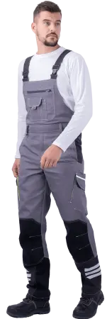 Полукомбинезон ЭДВАНС (серый/т.серый/черный)