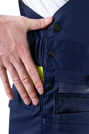 Полукомбинезон ACTIVE FLEX / АКТИВ ФЛЕКС (т.синий/флуоресцентный желтый)