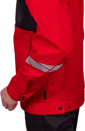 Куртка СТРОНГ (красный/серый)