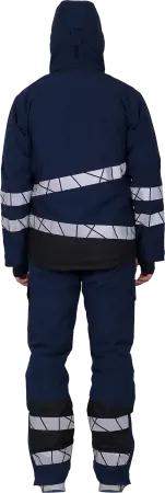 Куртка ACTIVE утепленная (синий/черный)