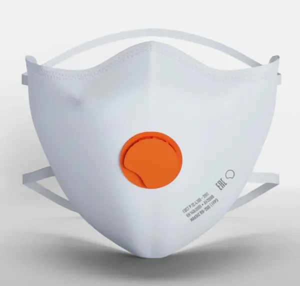 Респиратор RB-200 WHITE/ORANGE с клапаном (белый/оранжевый) Респиратор RB-200 WHITE/ORANGE с клапаном (белый/оранжевый)