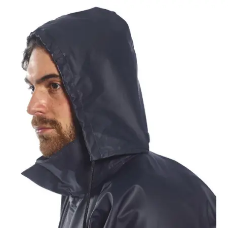 Куртка-дождевик PORTWEST FR46 антистатическая огнеcтойкая (т.синий)