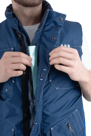 Жилет ЭДВАНС зимний (синий/васильковый)