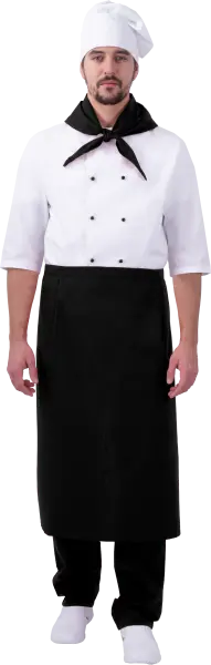 Костюм ШЕФ-ПОВАР (белый/черный) Костюм ШЕФ-ПОВАР (белый/черный)