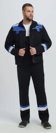 Костюм БОСТОН IMP с ПК (т.синий/васильковый)