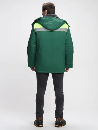Куртка БРИГАДА NEW зимняя (зеленый/лимонный) Куртка БРИГАДА NEW зимняя (зеленый/лимонный)