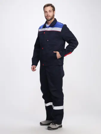 Костюм ФАВОРИТ-2 СОП IMP усиленный с ПК (т.синий/васильковый/красный)