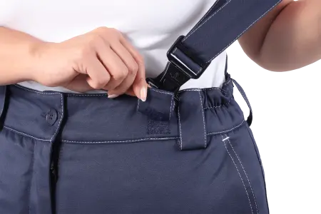 Костюм КМ-10 ЛЮКС жен. зимний c БР (василек/т.синий)