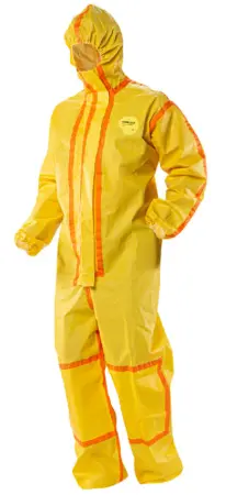 Комбинезон RUMAX® CHEM химической защиты одноразовый (желтый) 