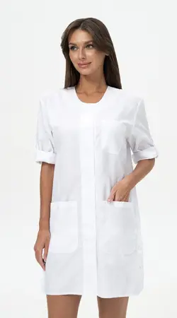 Халат МАРТА (белый) женские медицинские