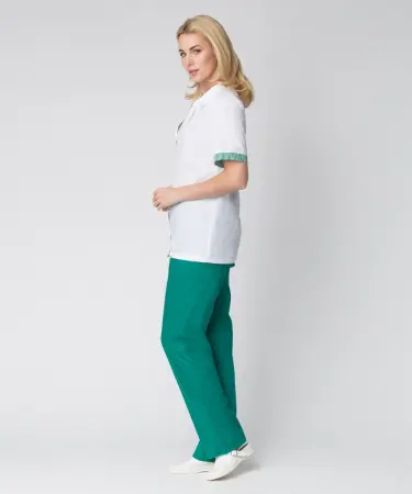 Костюм НАДЕЖДА женский с БР (зеленый/белый)