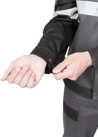 Костюм ГРАНИТ НЕО с ПК (серый/черный) Костюм ГРАНИТ НЕО с ПК (серый/черный)