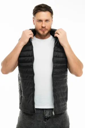 Жилет J-01 зимний (черный)