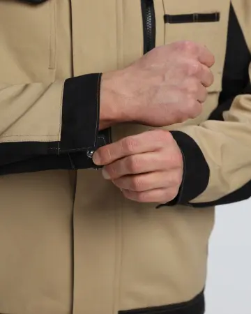 Куртка МИЛАН CH (бежевый/черный)