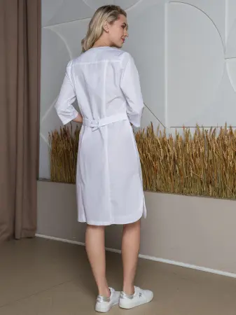 Халат ОРХИДЕЯ женский (белый) женские медицинские