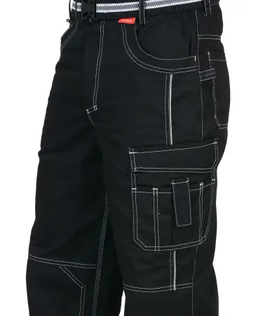 Брюки СИРИУС-ПРЕСТИЖ кант СВМ (черный)