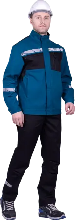 Куртка СТРОНГ ИМПОРТ (бирюзовый/черный)