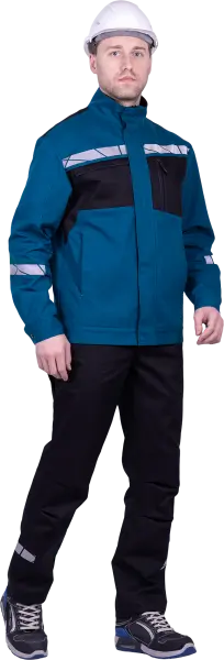 Куртка СТРОНГ ИМПОРТ (бирюзовый/черный)