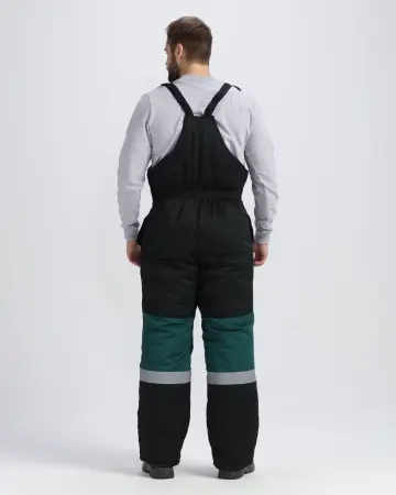 Костюм НОРДХАРД-2 СОП У. зимний с ПК (черный/т.зеленый)