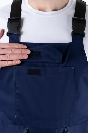 Полукомбинезон ACTIVE FLEX / АКТИВ ФЛЕКС (т.синий/флуоресцентный желтый)