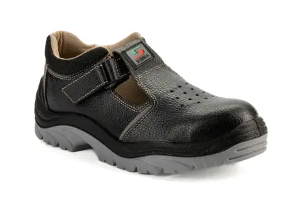 Полуботинки РЕДГРЕЙ ПУ/ТПУ натуральная кожа с МП и АС (черный)