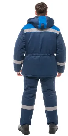 Костюм АНТЕЙ зимний с СОП с ПК (т.синий/васильковый)