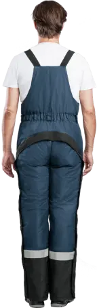 Костюм УРАГАН зимний с ПК (т.синий/черный)