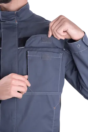 Куртка ПЕРФЕКТ (серый/черный)