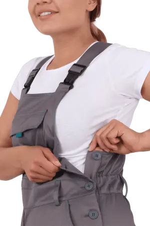 Костюм ГАЛАКТИКА женский с ПК (серый/бирюза)