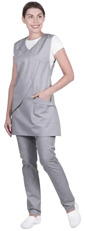 Униформа ВУППИ женская фартук брюки (серый)
