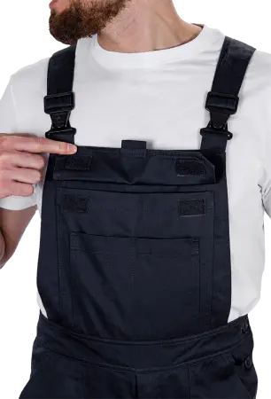 Костюм КМ-10 ЛЮКС АНТИСТАТ с ПК (т.синий/васильковый)