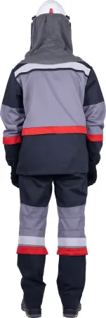 Костюм ЭЛЕКТРОСТОП ТЕРМО ЗЭТВ 30 противоэнцефалитный с БР (серый/красный)