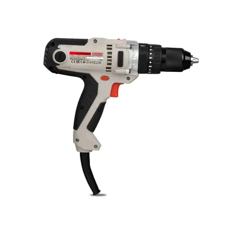 Шуруповерт ударный сетевой CROWN CT10152F 420Вт БЗП 2-13мм 1,7-80Нм