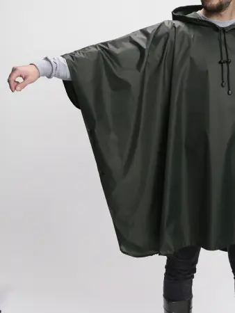 Плащ-пончо влагозащитный (хаки)