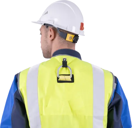 Жилет-накидка сигнальный для страховочной привязи