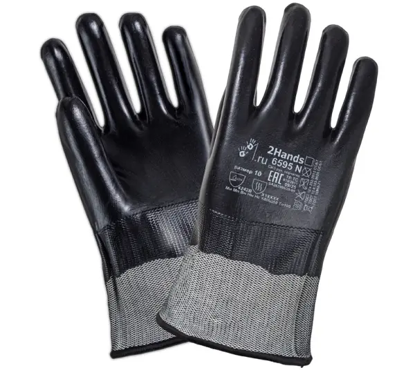Перчатки 2HANDS 6595N неопреновые с тяжелым покрытием