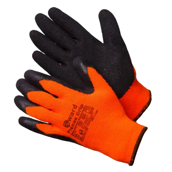 Перчатки FREEZE GRIP акриловые с текстурированным латексом (оранжевый) Перчатки FREEZE GRIP акриловые с текстурированным латексом (оранжевый)