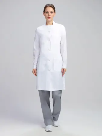 Халат КАРИНА женский (белый) женские медицинские