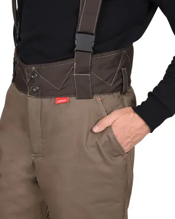 Костюм СИРИУС-РОДОС-РОСС СОП зимний с БР (св.коричневый/т.коричневый)