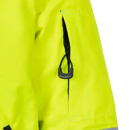 Куртка-бомбер BRODEKS KW 222 сигнальная зимняя (желтый/черный) Куртка-бомбер BRODEKS KW 222 сигнальная зимняя (желтый/черный)