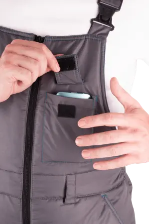 Костюм ГАЛАКТИКА зимний с ПК (серый/бирюзовый)