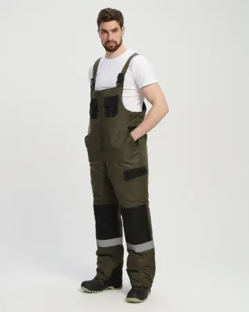 Костюм ВЕКТРОН-2 СОП зимний с ПК (хаки/черный) Костюм ВЕКТРОН-2 СОП зимний с ПК (хаки/черный)