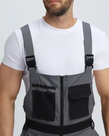 Полукомбинезон МИЛАН СН (т.серый/черный)