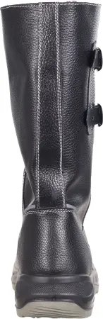 Сапоги TURBO ПУ/нитрил высокие с КП и КС нат.мех (черный)