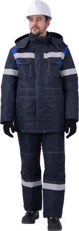 Костюм СТАРАТЕЛЬ зимний с БР (синий/василёк)