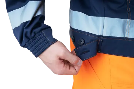 Костюм БРАЙТ сигнальный с ПК (оранжевый/синий)