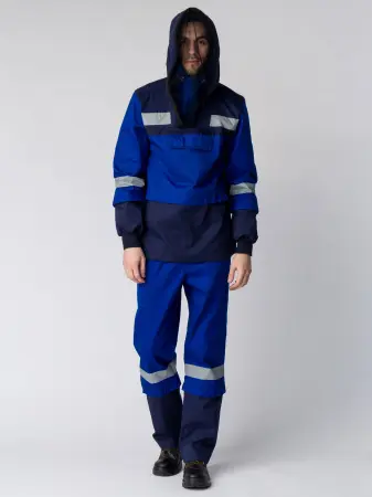 Костюм ИМПУЛЬС с БР противоэнцефалитный антигнус (т.синий/васильковый)